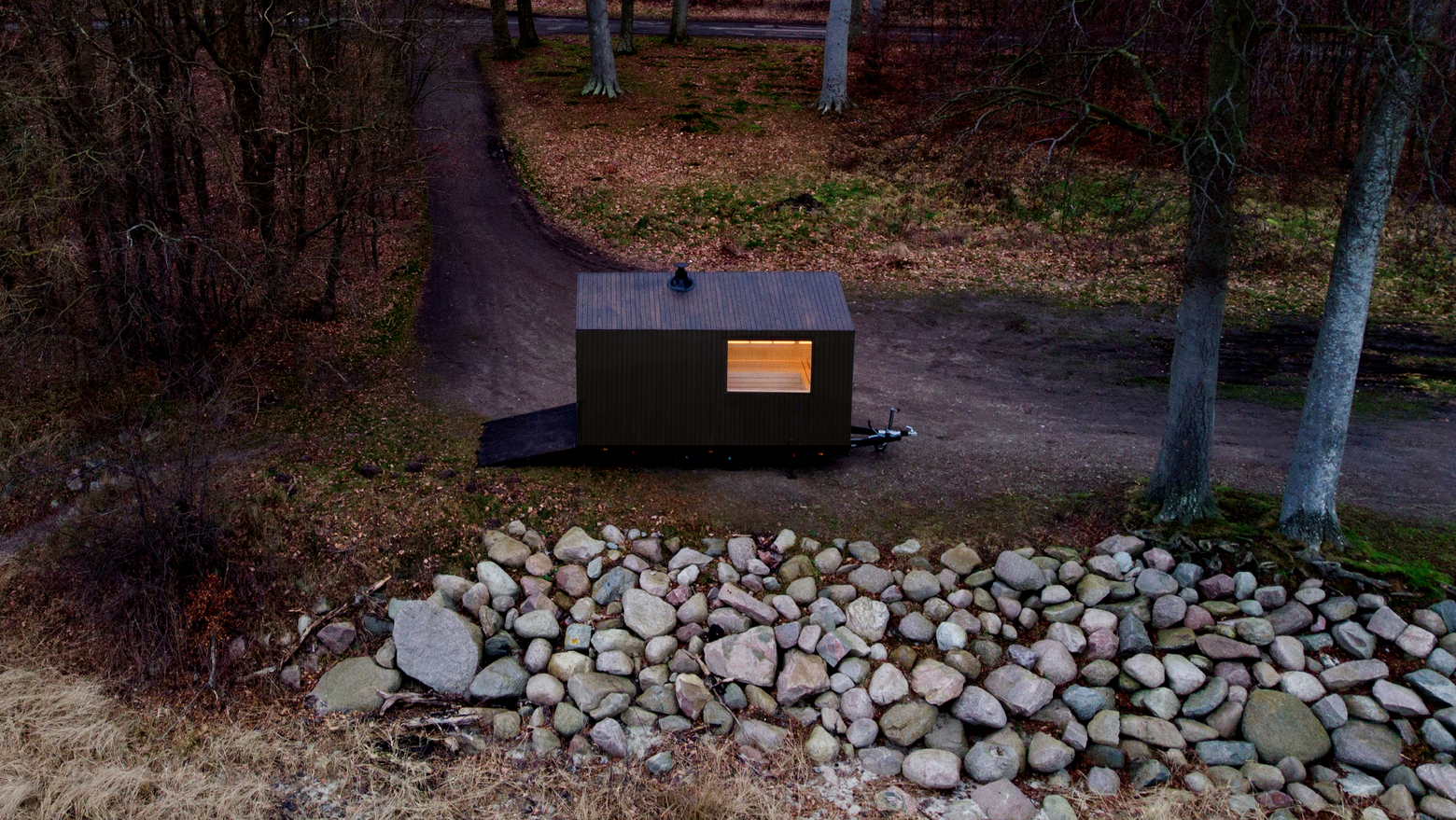 image for A fully mobile sauna