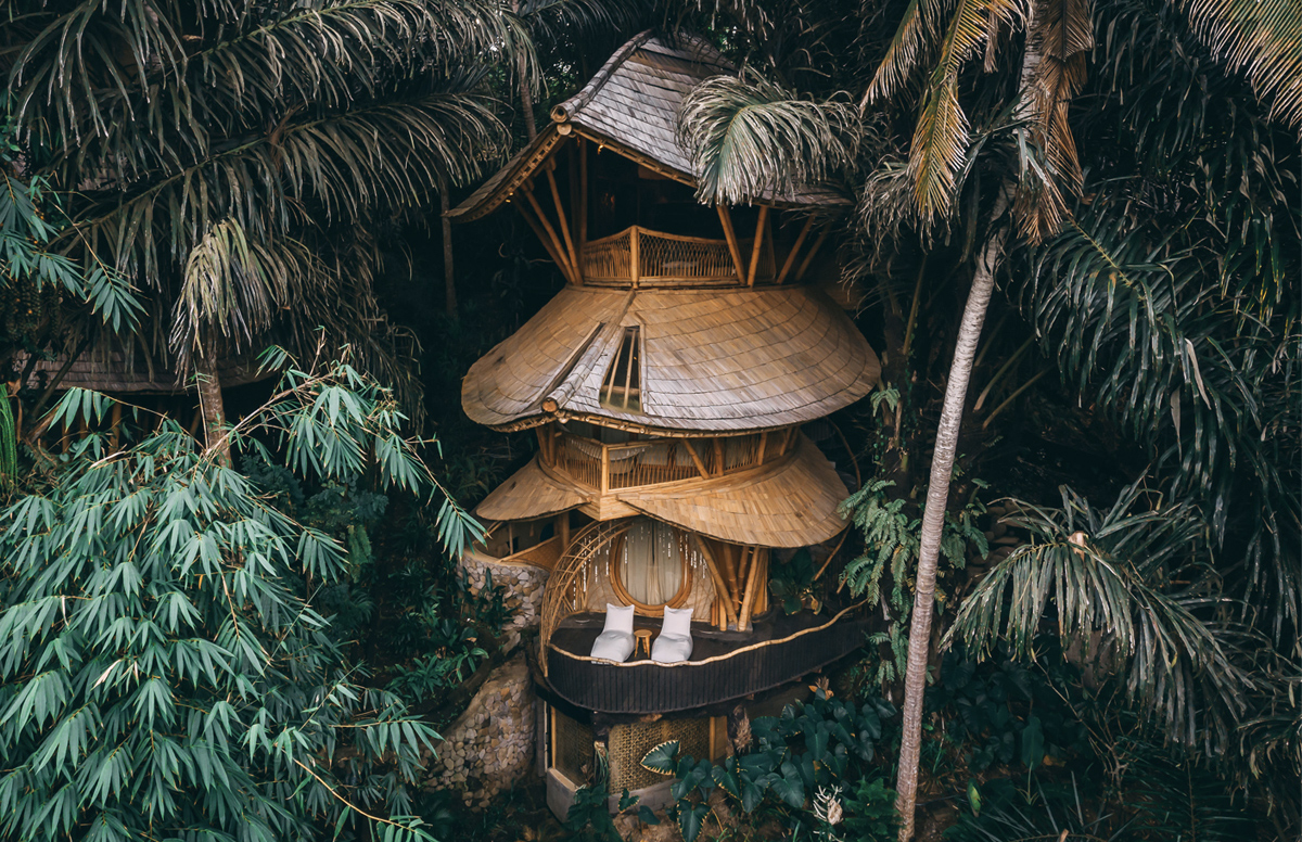 image for A playful bamboo treehouse