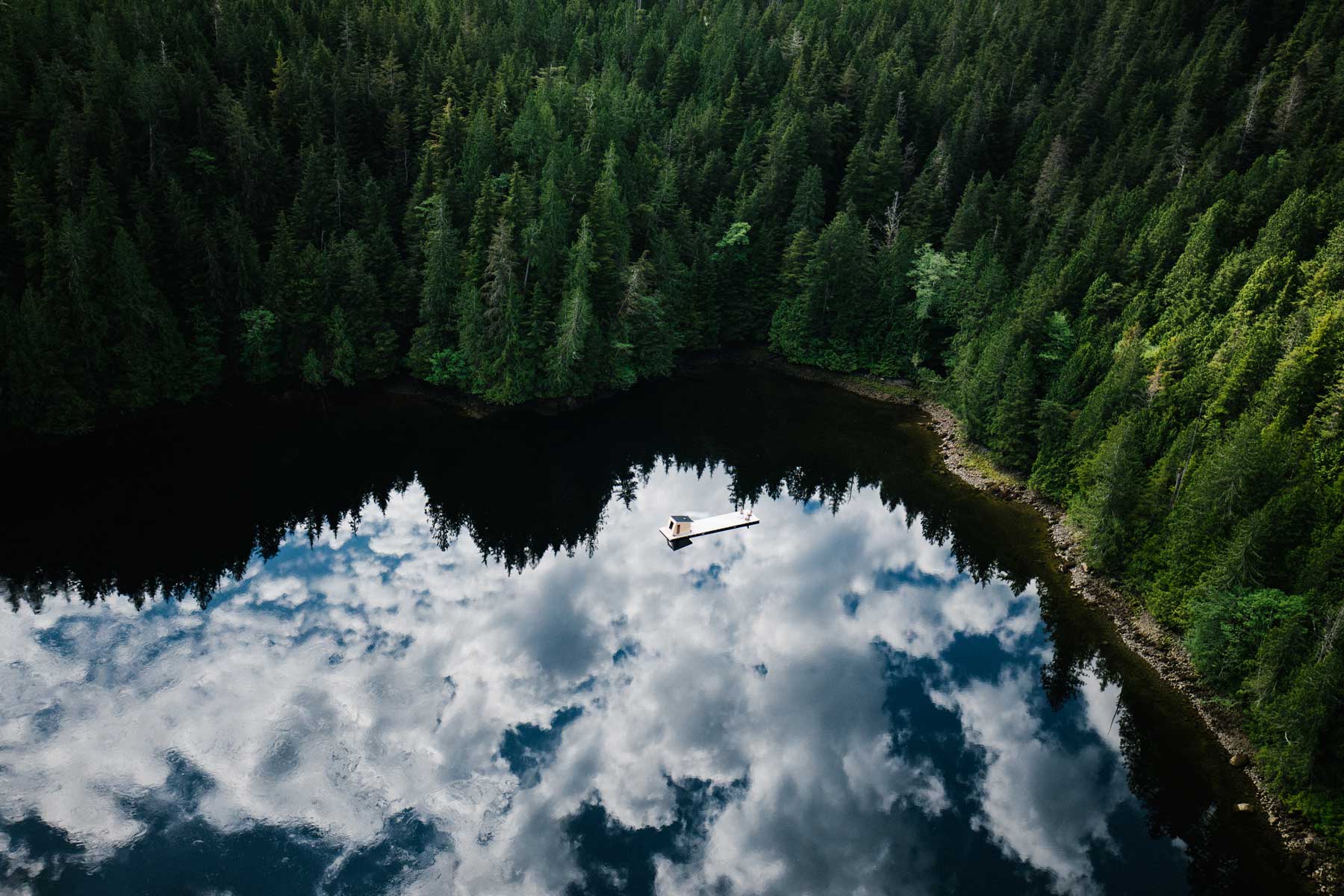 image for A private floating sauna in Canada