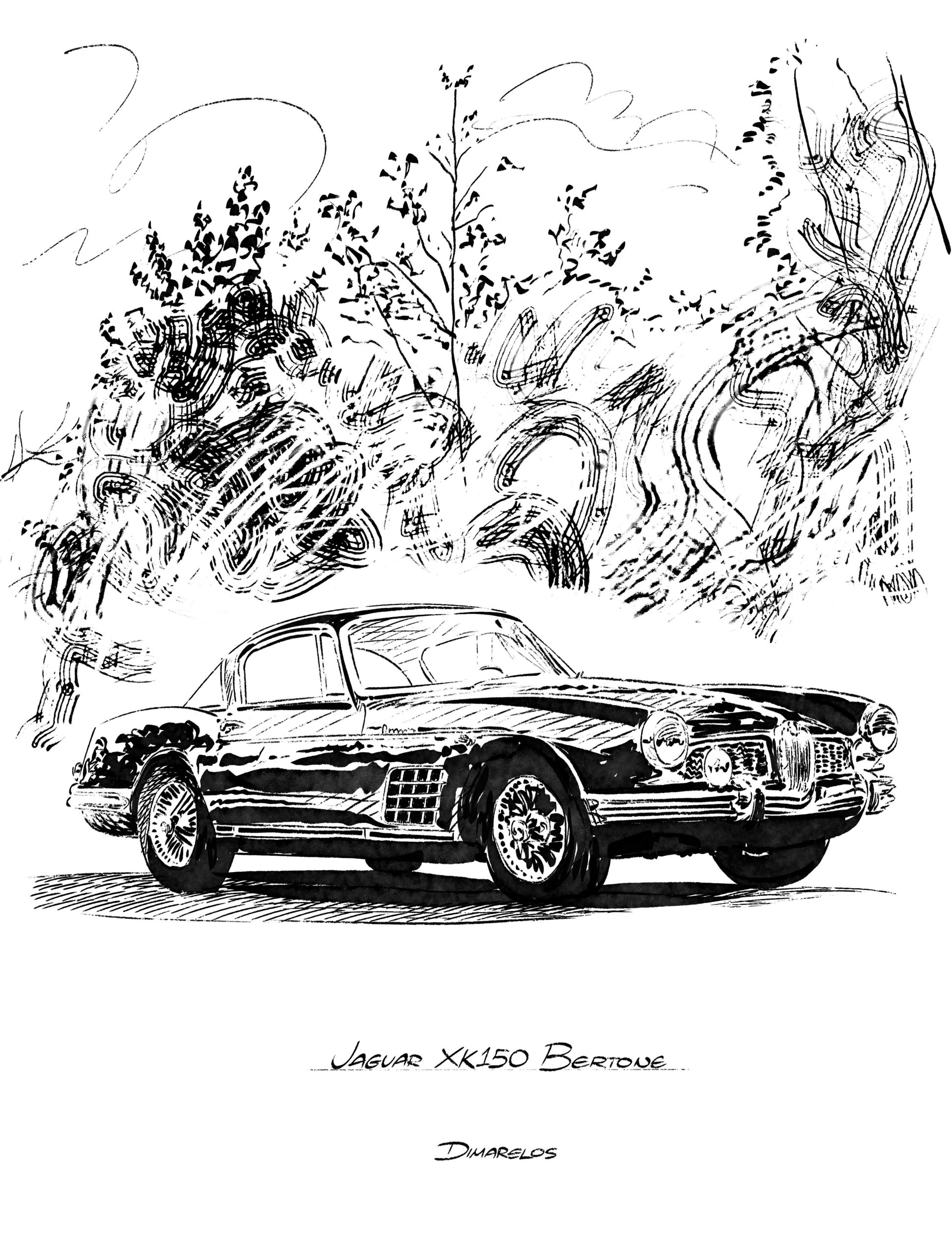 image for MANCODE Art | Jaguar XK150 Bertone