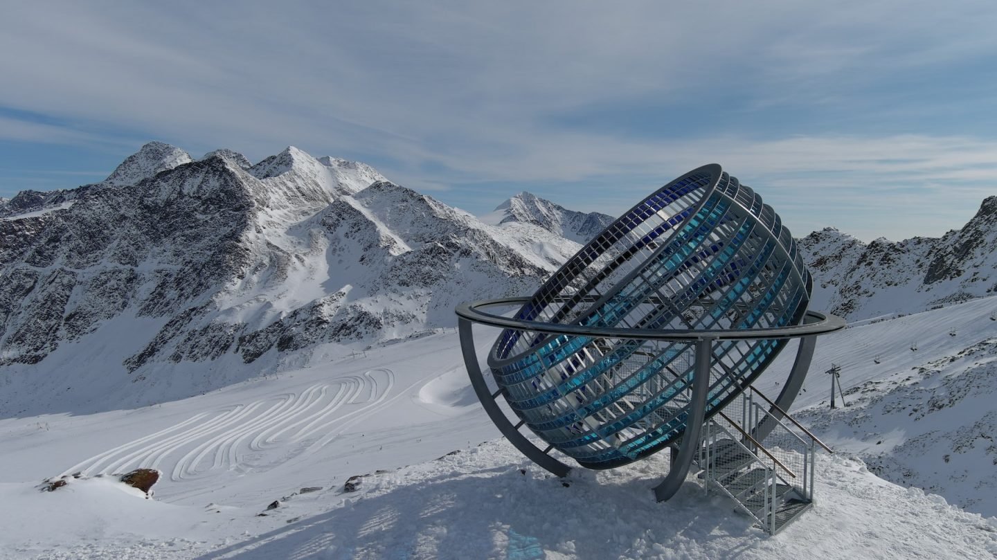 image for Olafur Eliasson’s installation in the Italian Alps