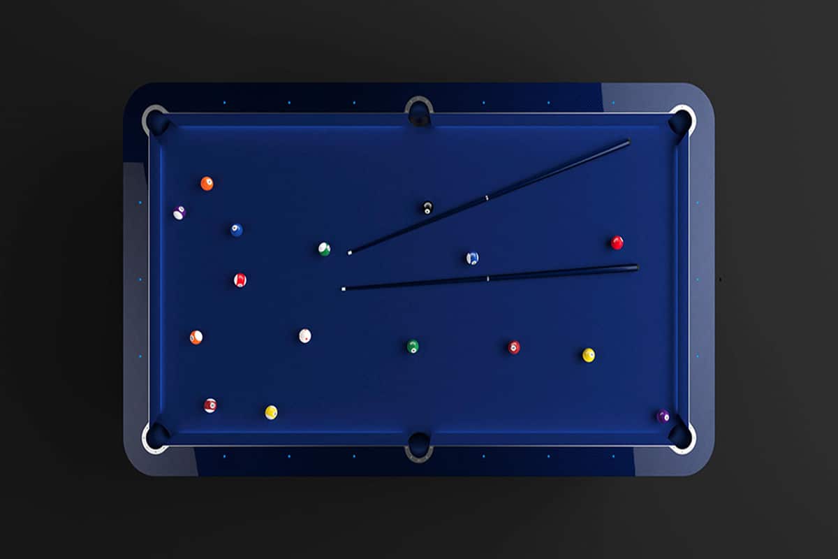 Carbon fiber pool table MANCODE STYLE