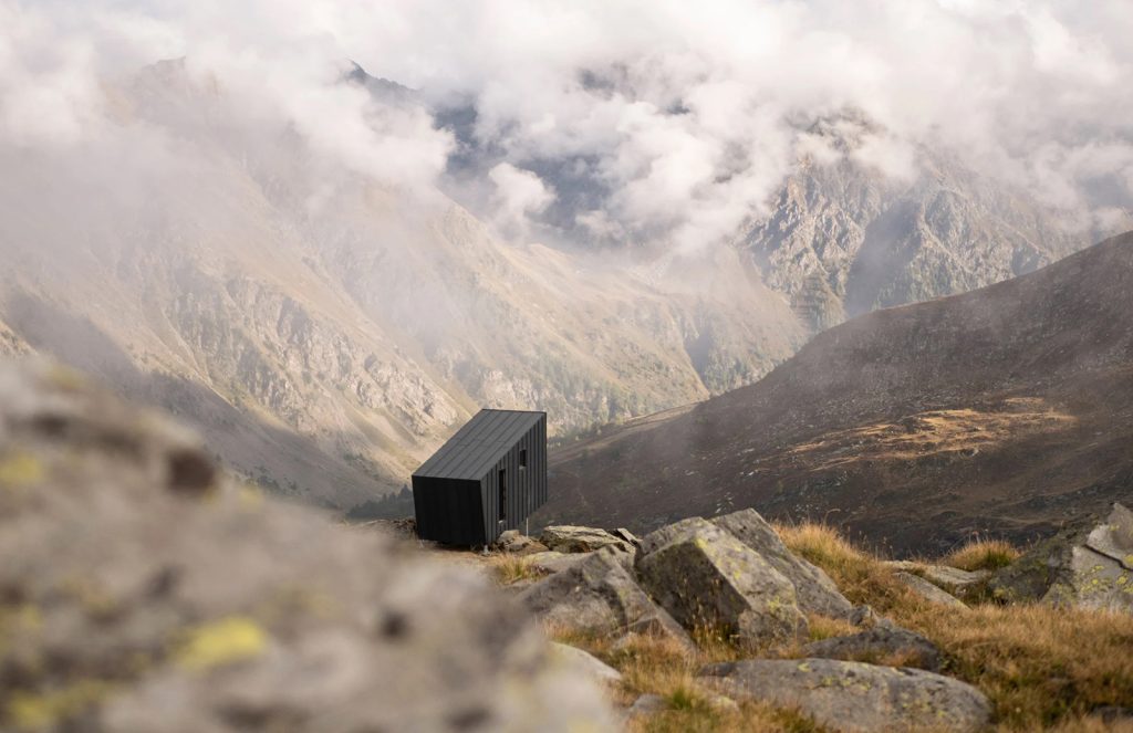image for A shelter on the Alpine scenery