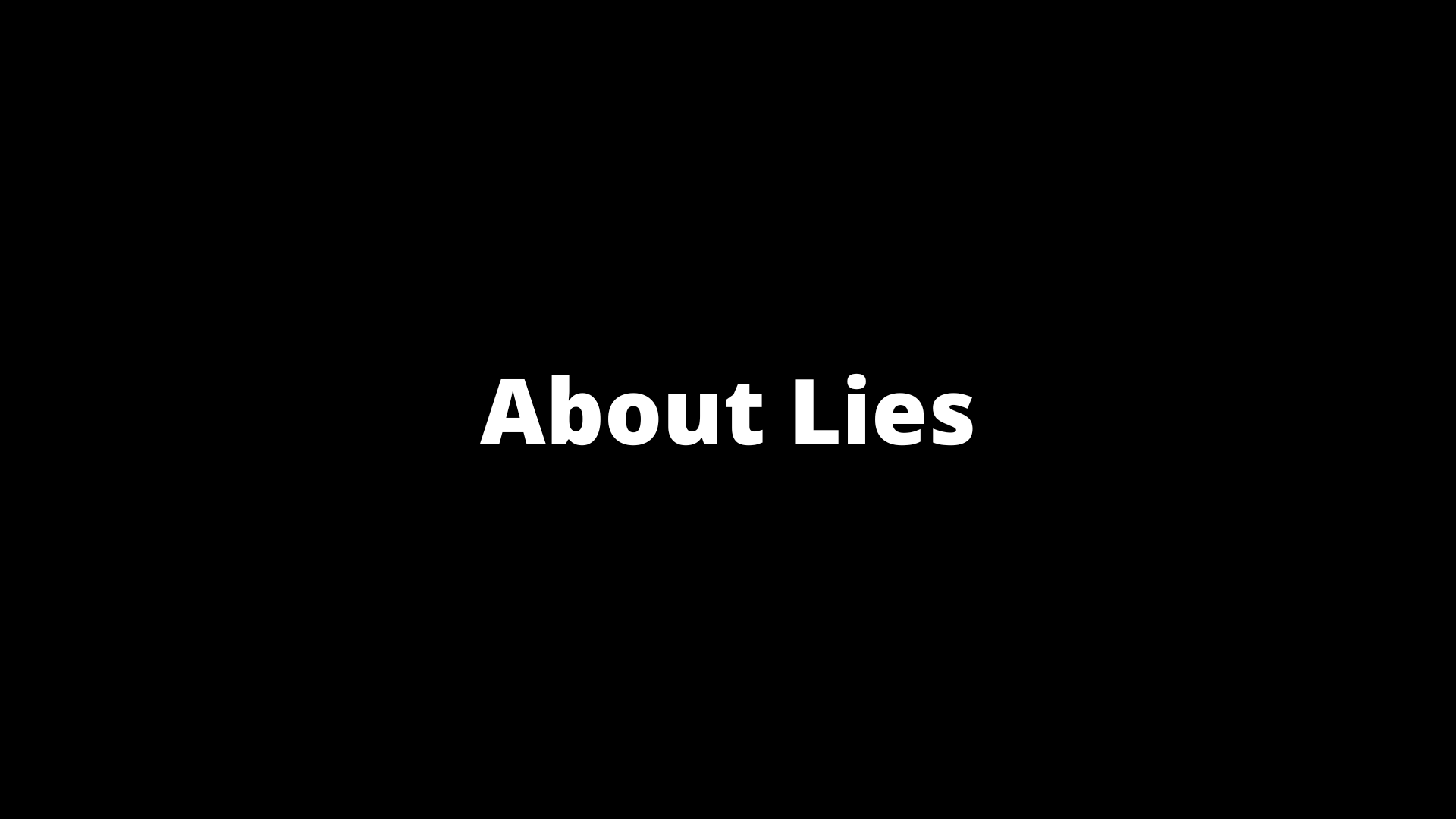 image for About Lies