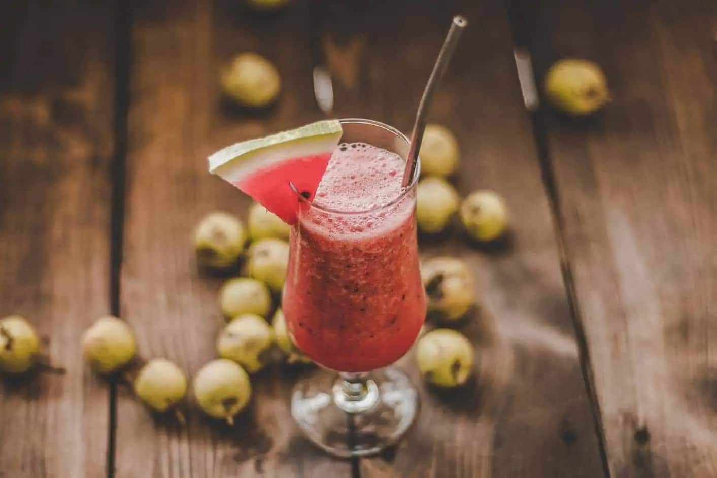image for Smoothie with Kefir, watermelon and pomegranate