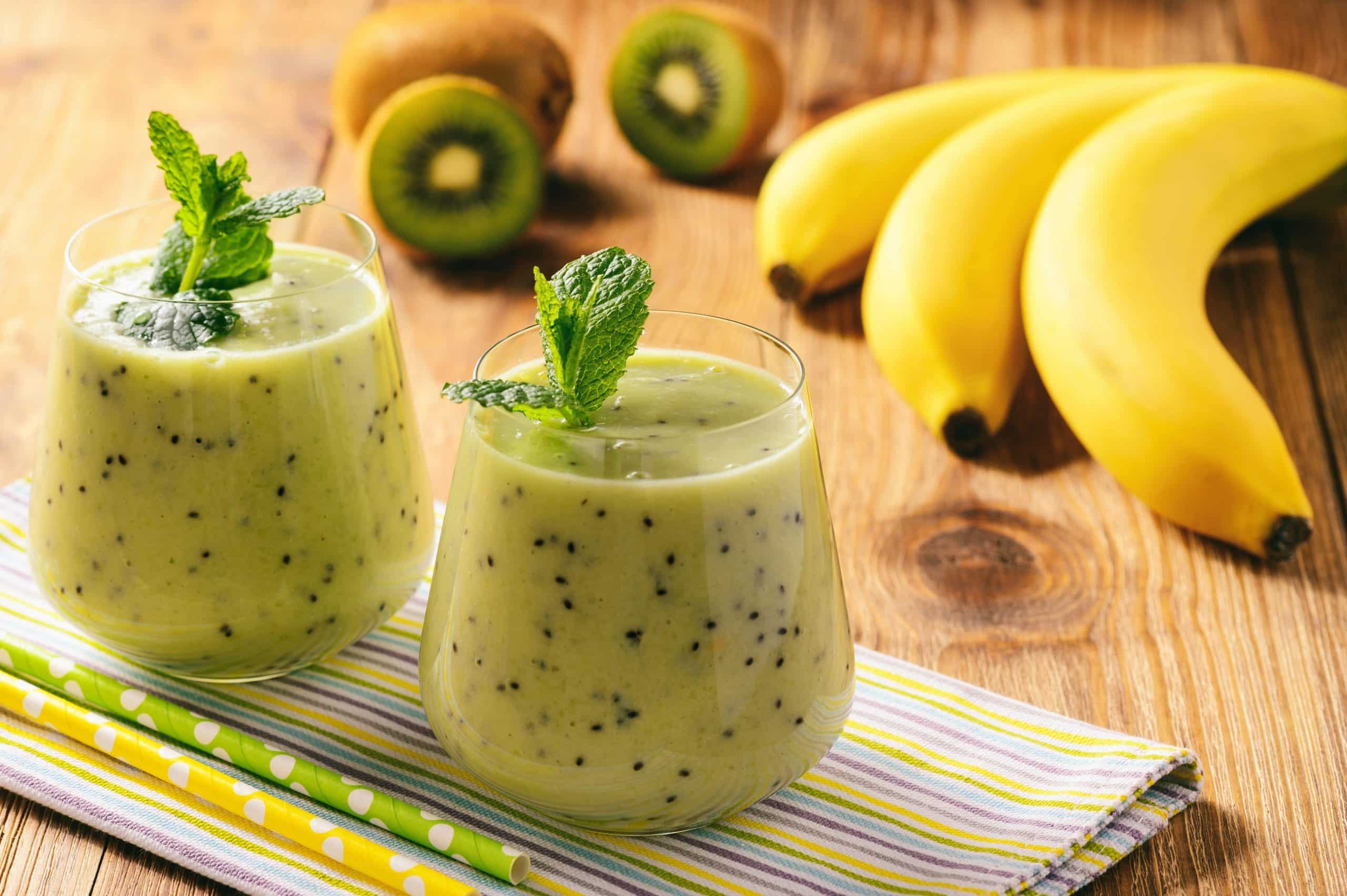 image for Smoothie με Κεφίρ, μπανάνα και ακτινίδιο