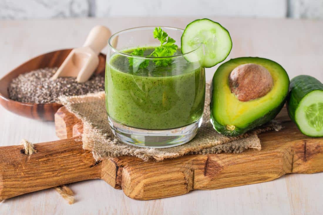 image for Smoothie με Κεφίρ, αβοκάντο και αγγούρι