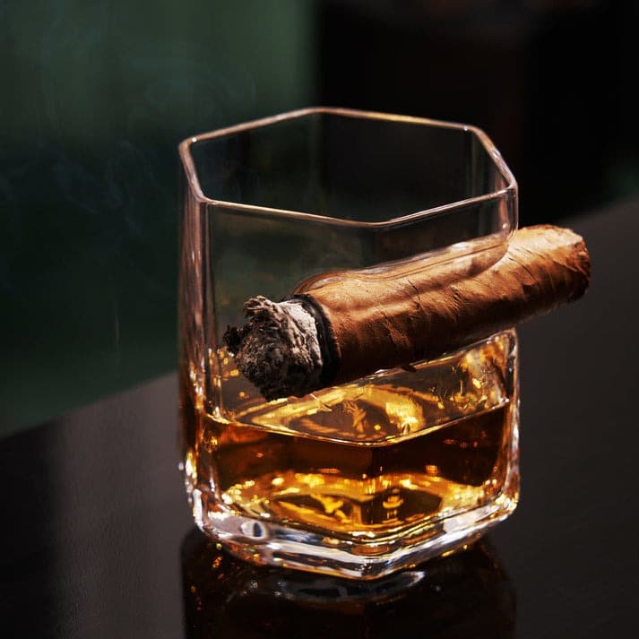 image for Crystal cigar glass