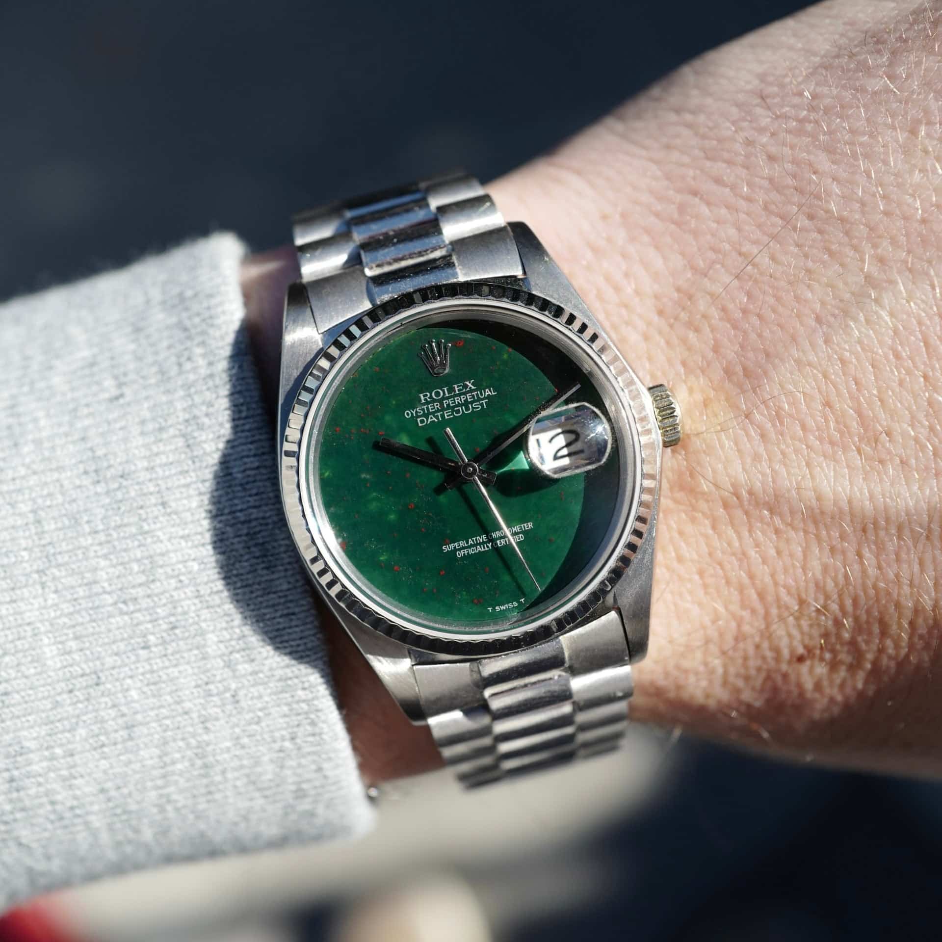 image for The Enigmatic 1979 White Gold Bloodstone Datejust